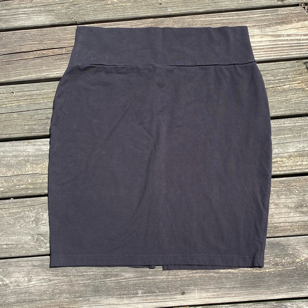 Miss Tina black stretch pencil skirt XL 16 - 18
